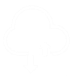 Cloud arrows white small